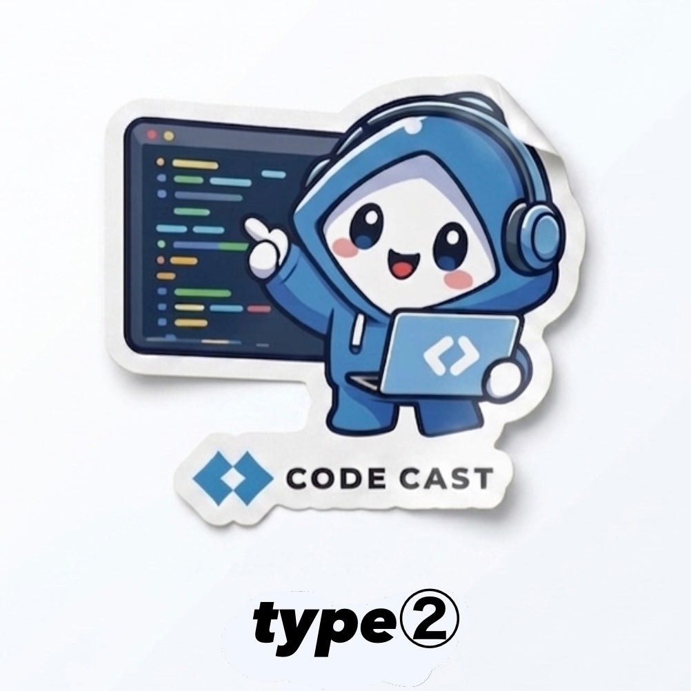 CodeCast Logo Sticker
