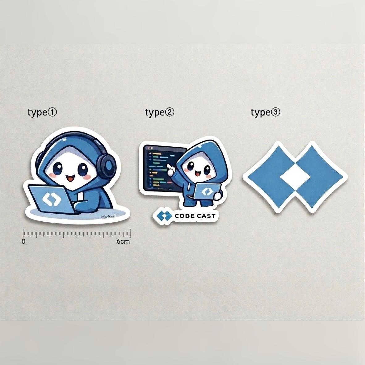CodeCast Logo Sticker